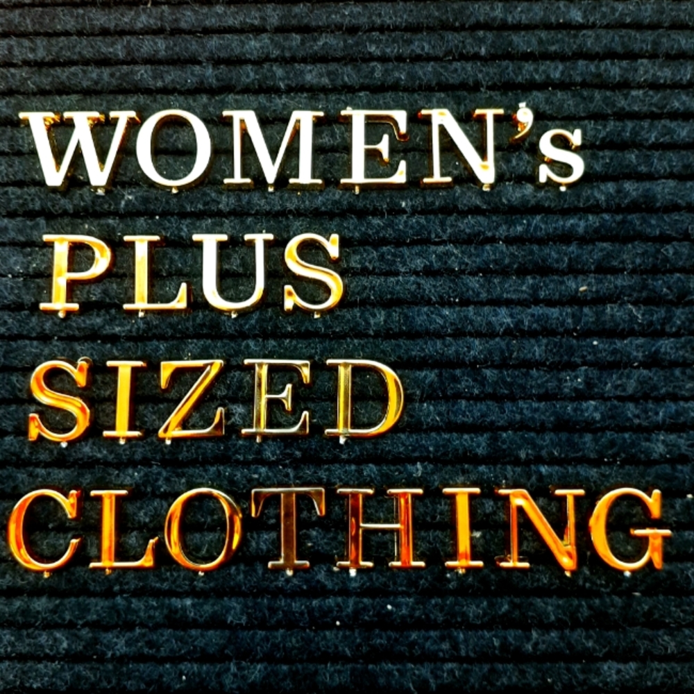 PLUS SIZED WOMEN'S CLOTHES AND SOME XL'S!